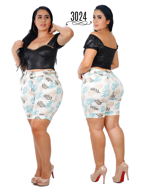 Butt Lifting Knee Length Short Plus Size 