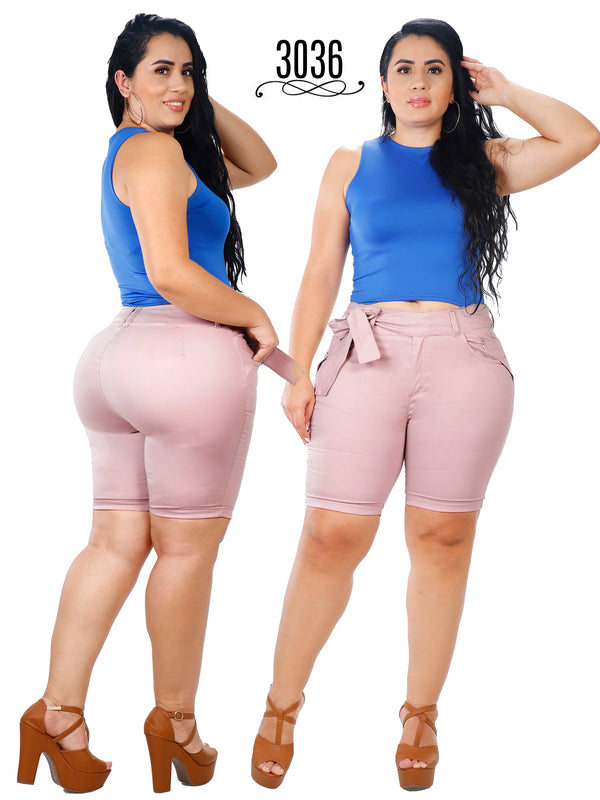 Butt Lifting Knee Length Short Plus Size 