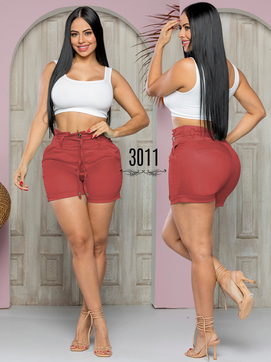 Lady Semi-Stretch Shorts Studio V