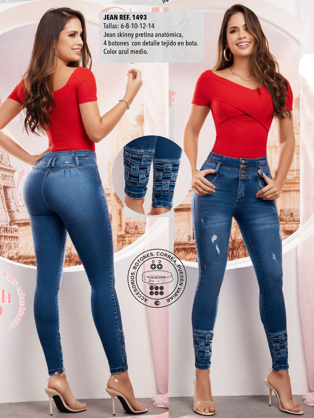 Colombian Jeans, Jeans Colombianos, Push Up Jeans, Jeans al por mayor –  JDColFashion