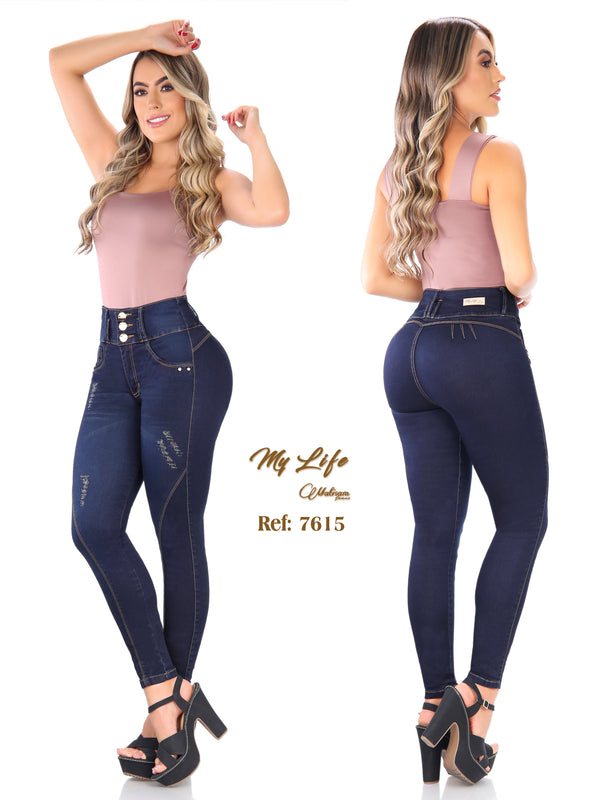 Leggings Colombiana Levantacola con Faja 708637 – Colombian Jeans