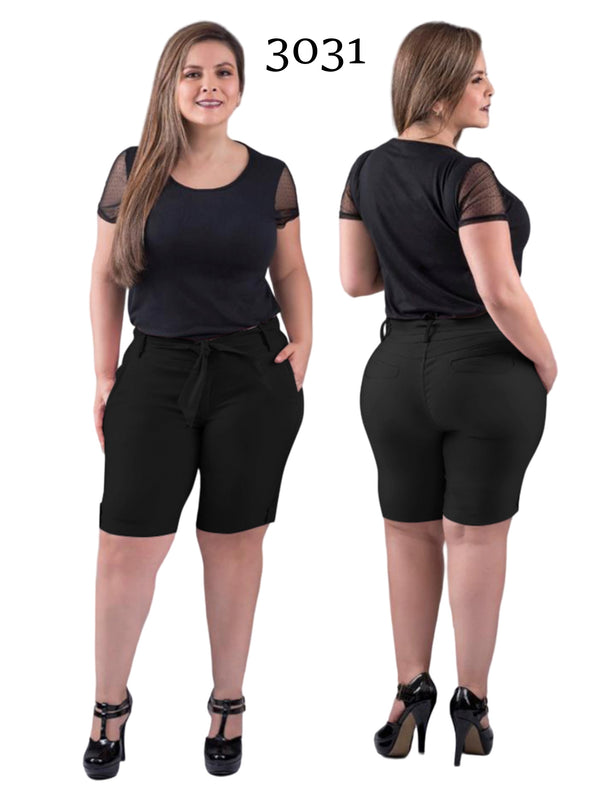 Butt Lifting Knee Length Short Plus Size 