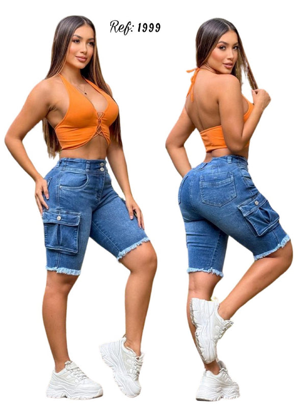 Butt Lifting Knee Length Short  