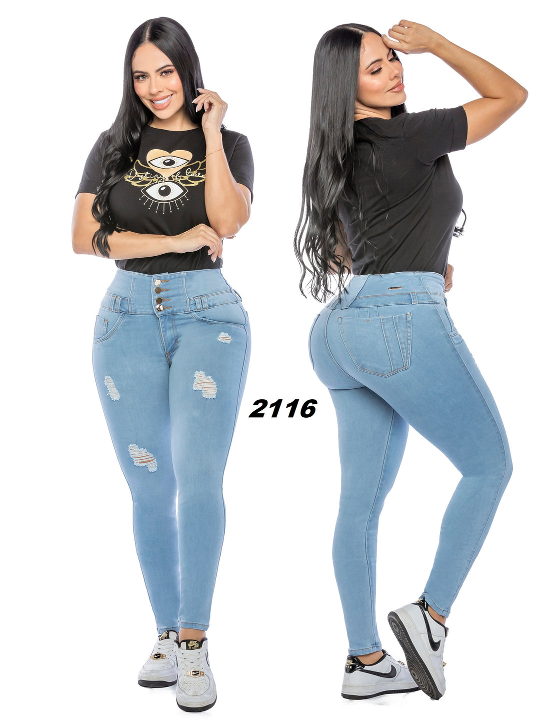 Lady Colombian Butt Lifting Jeans