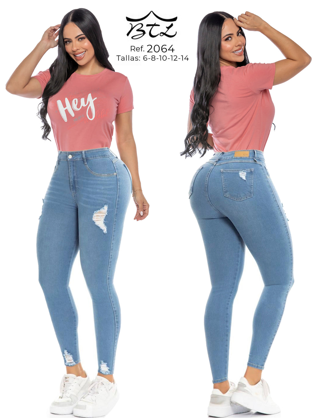 Lady Colombian Butt Lifting Jeans