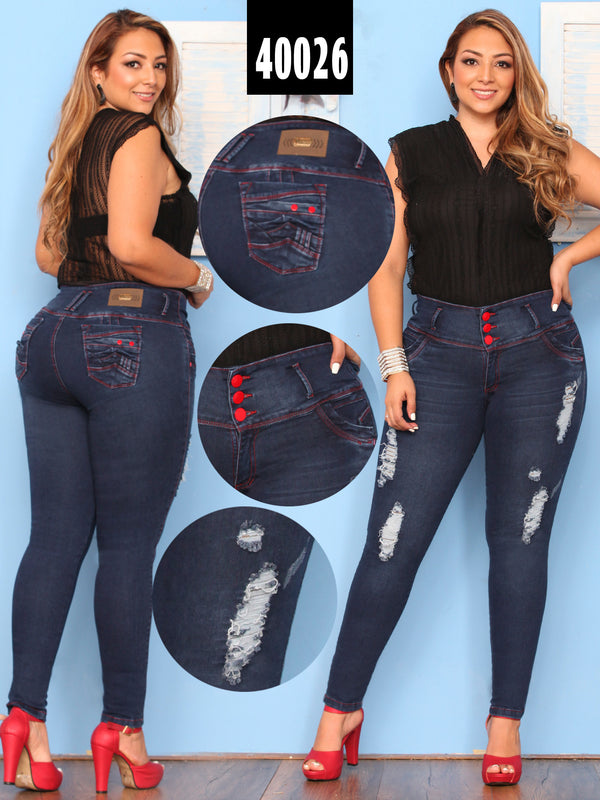 Jeans Plus Size Levantacola Colombiano 