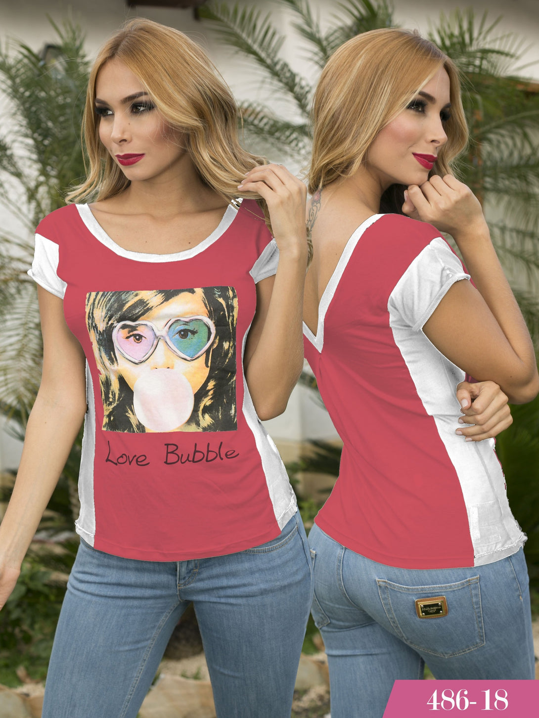 Blusa Colombiana Dirtyx Coral